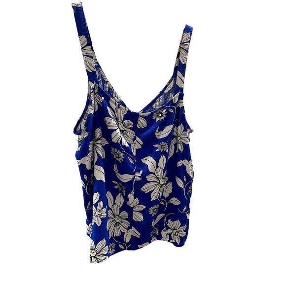 Sonoma Blue/White Floral Top - Size XL (EUC) - Picture 2 of 4